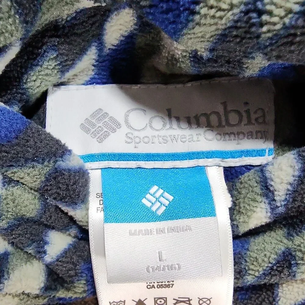 Columbia Unisex Kids L Reversible Puffer Vest Full Zip Pockets